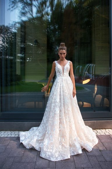 Brautkleid mit Spitze